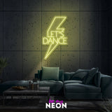 "Let’s Dance" Leuchtmotiv aus LED Neon