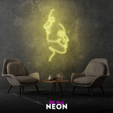 "Face to Face" LED Neonschild