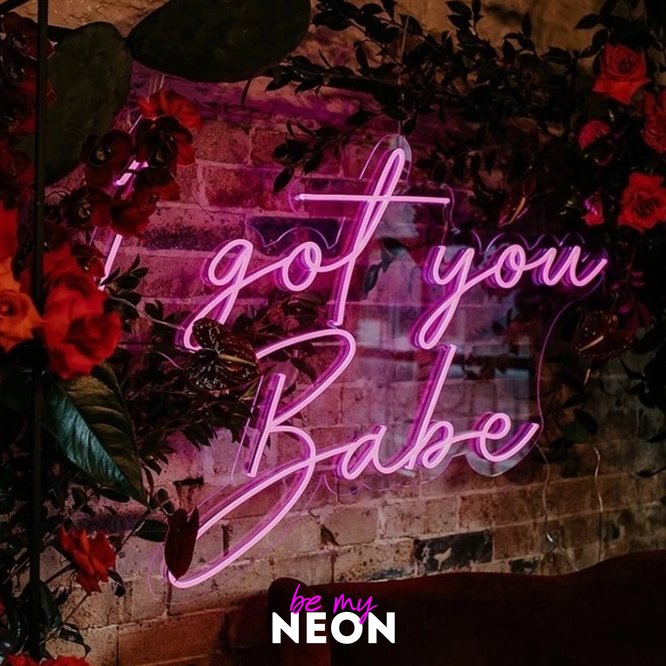 "I Got You Babe" Liebes - Leuchtmotiv aus LED Neon