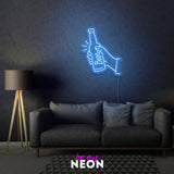 "Bier Flasche" LED Neonschild