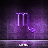 Sternzeichen "Skorpion" Leuchtmotiv aus LED Neon - Sternbild