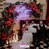 "I Got You Babe" Liebes - Leuchtmotiv aus LED Neon