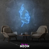 "Face to Face" LED Neonschild