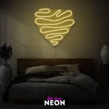 "Herz - Minimal" Leuchtmotiv aus LED Neon