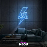 "Let’s Dance" Leuchtmotiv aus LED Neon