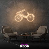 "Fahrrad - Travel" LED Neonschild