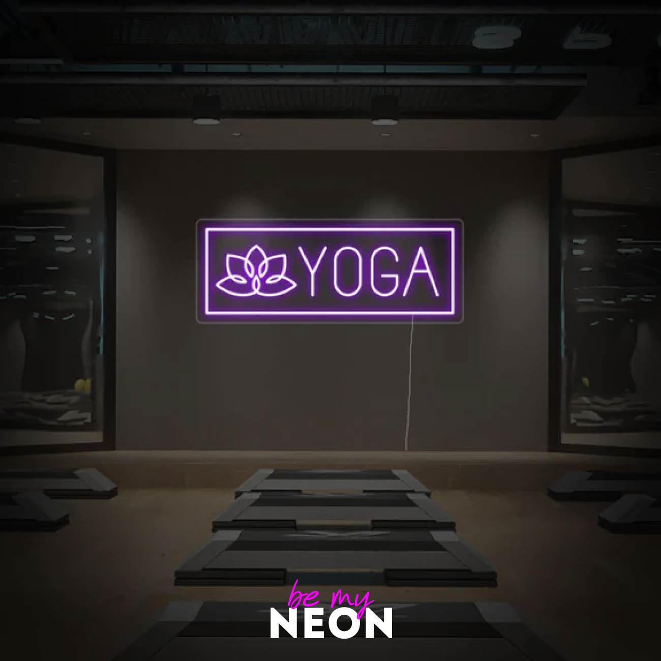 "Yoga Symbol Buddha Meditation" LED Neonschild