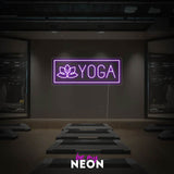 "Yoga Symbol Buddha Meditation" LED Neonschild