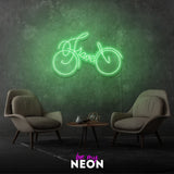 "Fahrrad - Travel" LED Neonschild