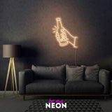 "Bier Flasche" LED Neonschild
