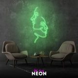 "Face to Face" LED Neonschild