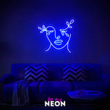 "Gesicht - Art" LED Neonschild