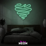 "Herz - Minimal" Leuchtmotiv aus LED Neon