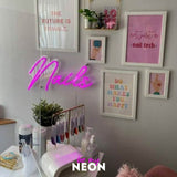 "Nails" LED Neonschild