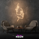 "Face to Face" LED Neonschild