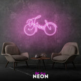 "Fahrrad - Travel" LED Neonschild