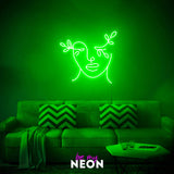 "Gesicht - Art" LED Neonschild