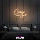 "Crazy In Love" Leuchtschrift aus LED Neon