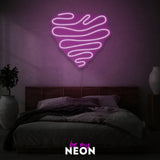 "Herz - Minimal" Leuchtmotiv aus LED Neon