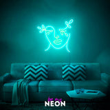 "Gesicht - Art" LED Neonschild