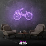 "Fahrrad - Travel" LED Neonschild