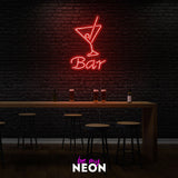 "Bar Motiv" LED Neonschild
