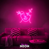 "Gesicht - Art" LED Neonschild