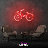 "Fahrrad - Travel" LED Neonschild
