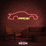 "Race Auto" LED Neonschild