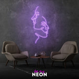 "Face to Face" LED Neonschild