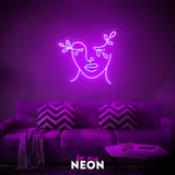"Gesicht - Art" LED Neonschild