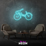 "Fahrrad - Travel" LED Neonschild