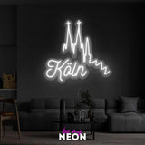 "Köln" Leuchtmotiv aus LED Neon