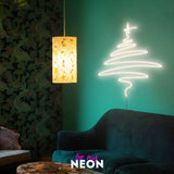 "Weihnachtsbaum III" Leuchtmotiv aus LED Neon
