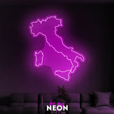 "Bella Italia" Italien Leuchtmotiv aus LED Neon