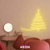 "Weihnachtsbaum 2" Leuchtmotiv aus LED Neon