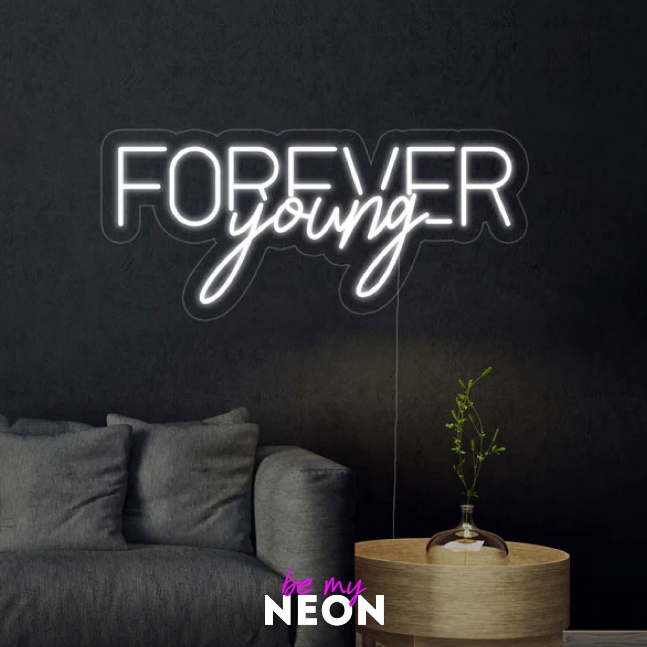 "FOREVER young" LED Neonschild