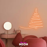 "Weihnachtsbaum 2" Leuchtmotiv aus LED Neon
