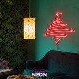 "Weihnachtsbaum III" Leuchtmotiv aus LED Neon