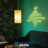 "Weihnachtsbaum III" Leuchtmotiv aus LED Neon