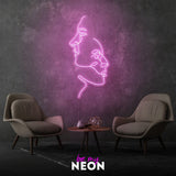 "Face to Face" LED Neonschild