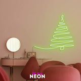 "Weihnachtsbaum 2" Leuchtmotiv aus LED Neon