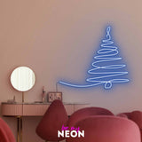 "Weihnachtsbaum 2" Leuchtmotiv aus LED Neon