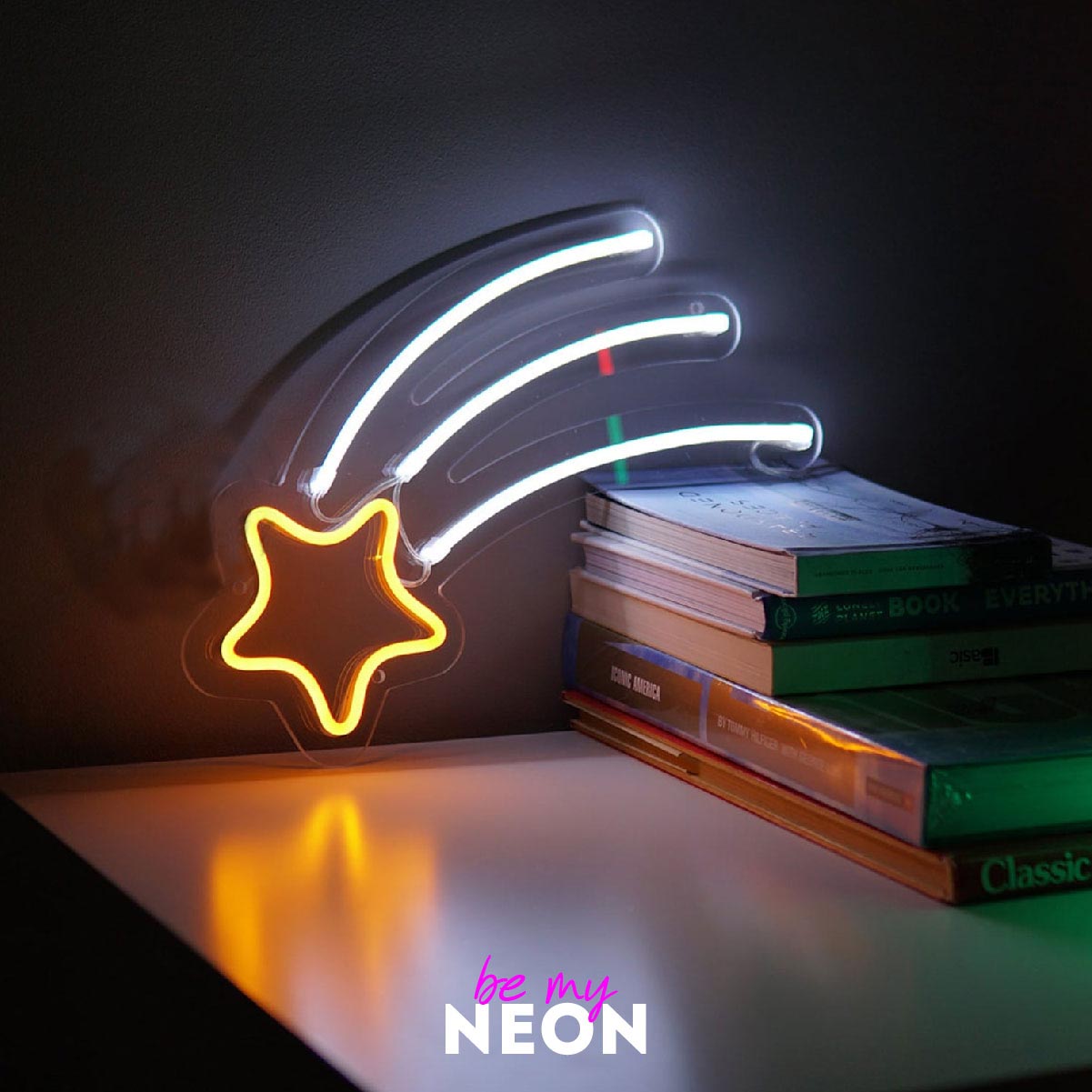 "Weihnachtsstern - Deko" Leuchtmotiv aus LED Neon