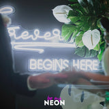 "Forever" Liebes - Leuchtmotiv aus LED Neon