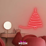 "Weihnachtsbaum 2" Leuchtmotiv aus LED Neon