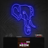 "Elefant" Leuchtmotiv aus LED Neon