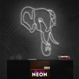 "Elefant" Leuchtmotiv aus LED Neon