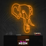 "Elefant" Leuchtmotiv aus LED Neon