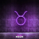 Sternzeichen "Stier" Leuchtmotiv aus LED Neon - Sternbild